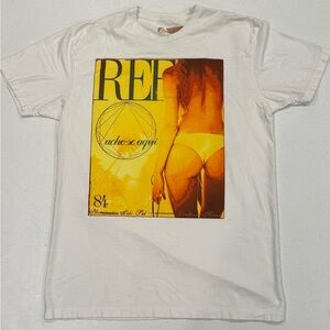 Reef White Beach Babe Graphic T-Shirt Life’s Short Go Surf Large